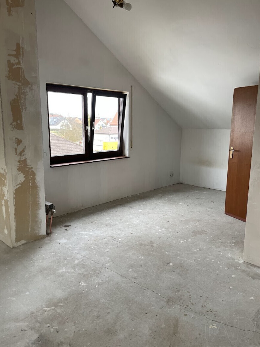 Dachgeschoss Ausbau vorbereitet
