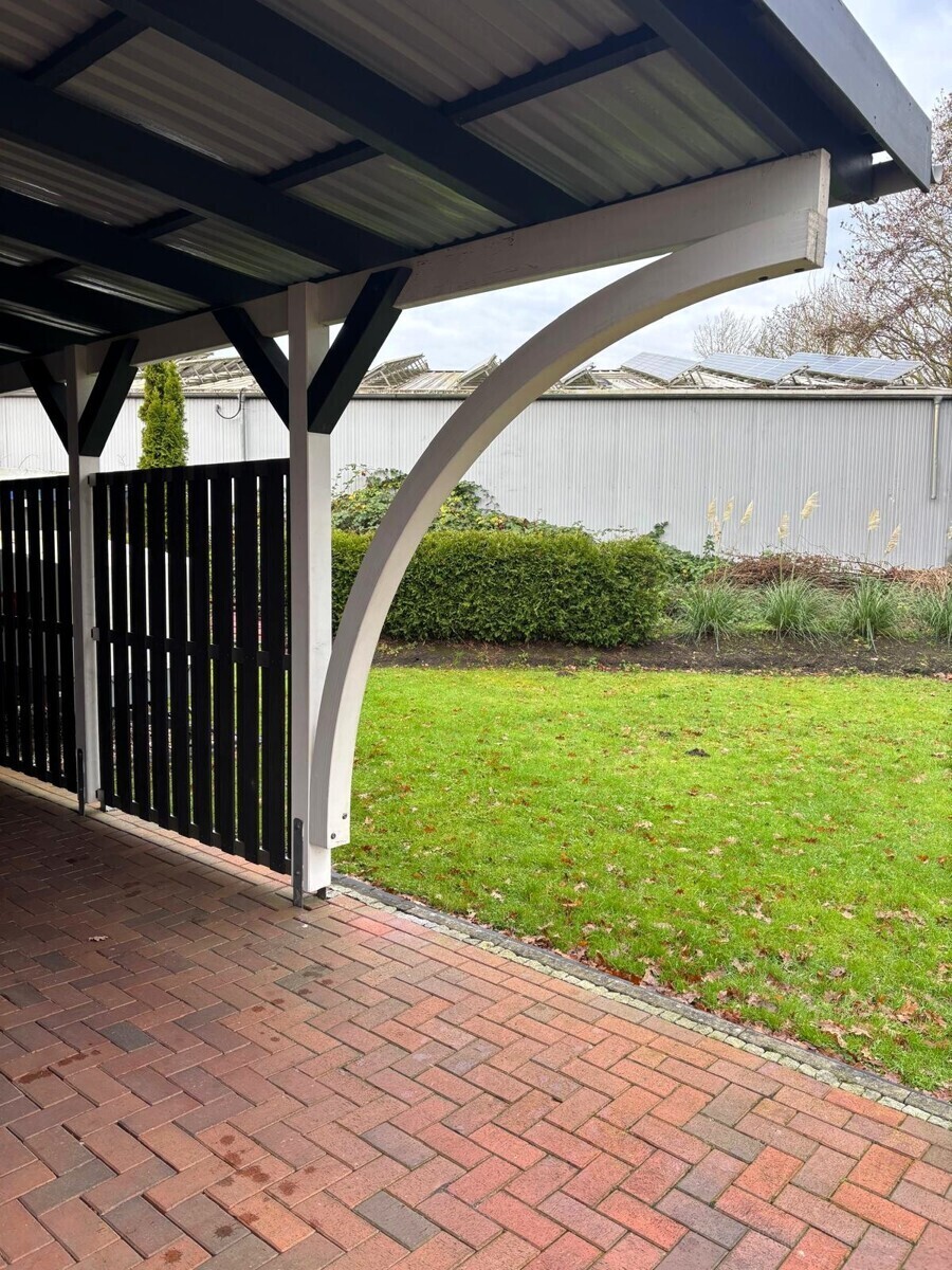 seitlicher Wetterschutz fürs Carport