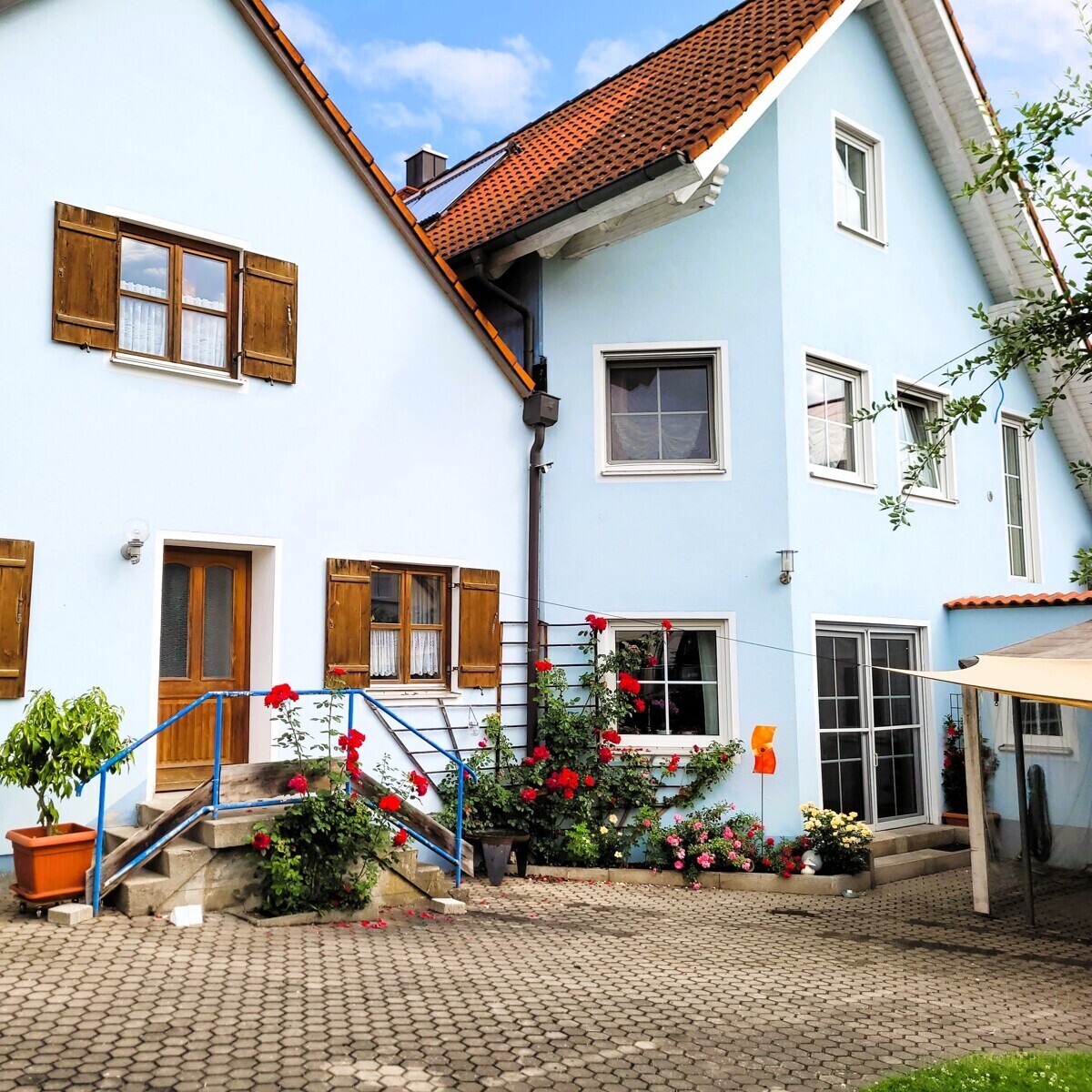 Beide Häuser - Garten