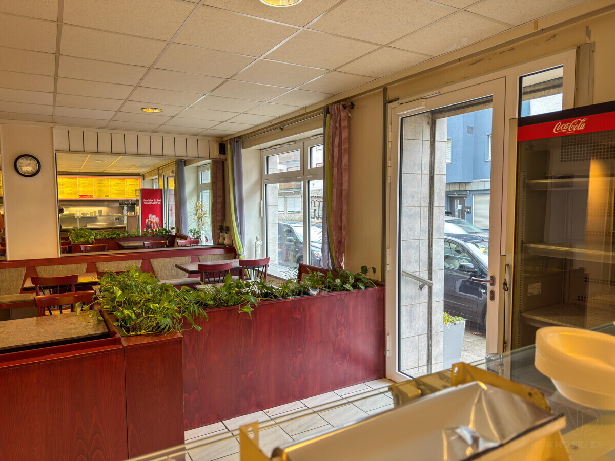 Ihr Blick aus Sicht hinter der Theke