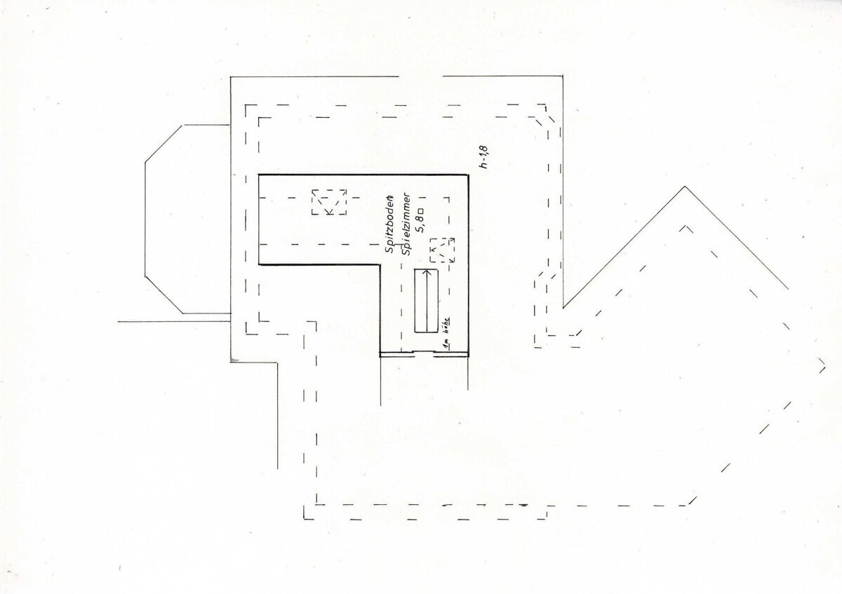 Grundriss Spitzboden