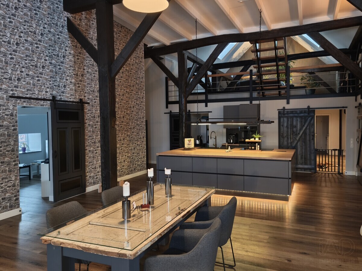 Küche und Essbereich