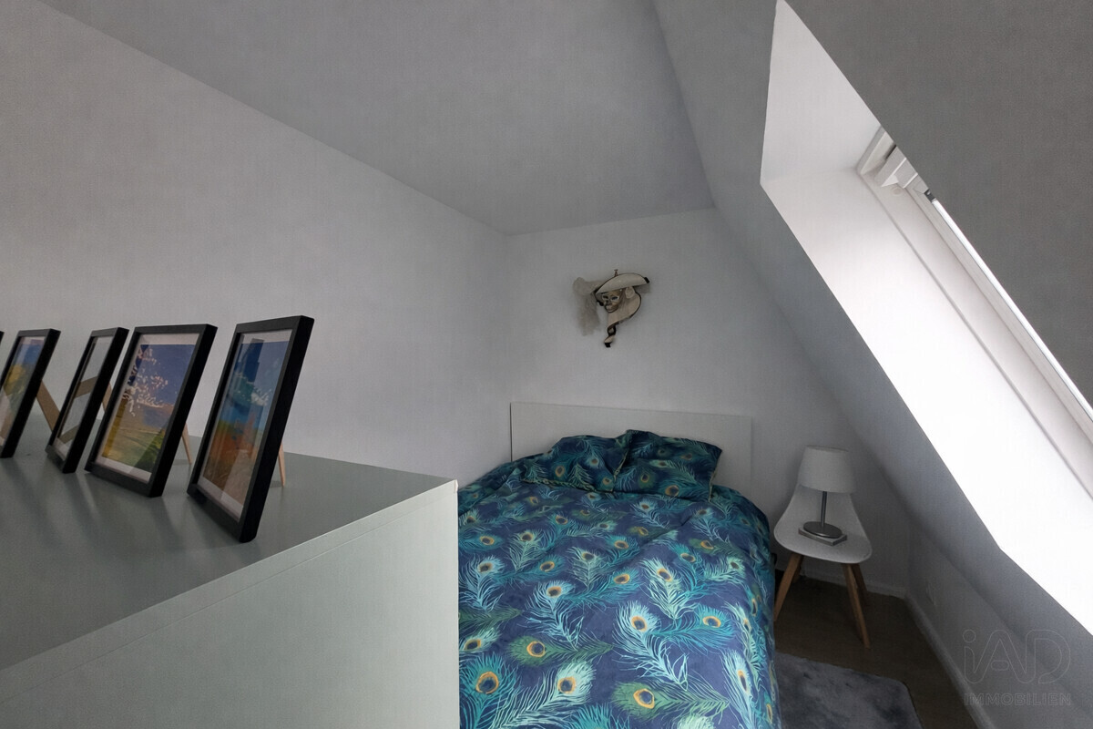 Schlafzimmer im Dachgeschoss mit Stil