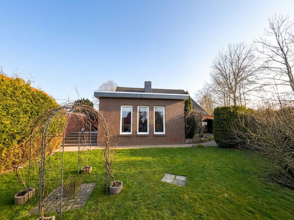 Rückansicht aus Garten