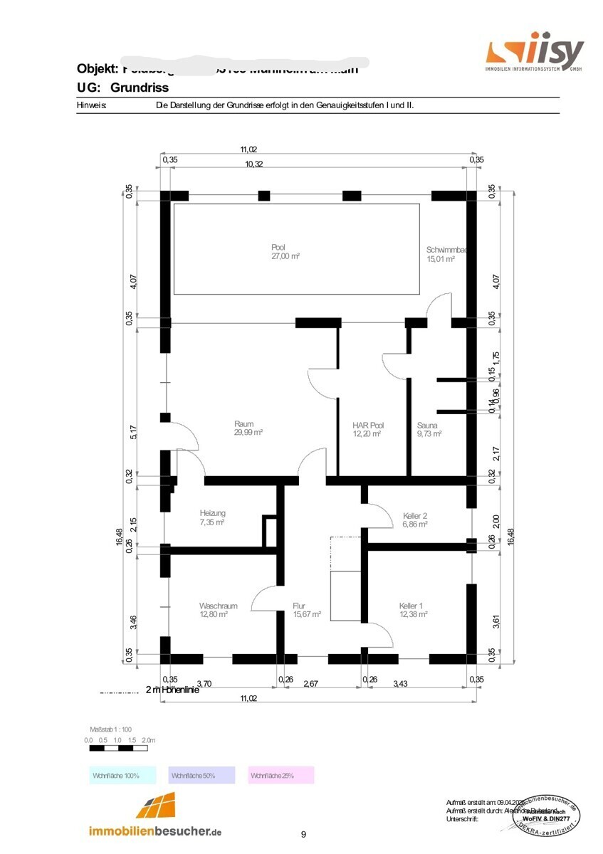 Grundriss UG