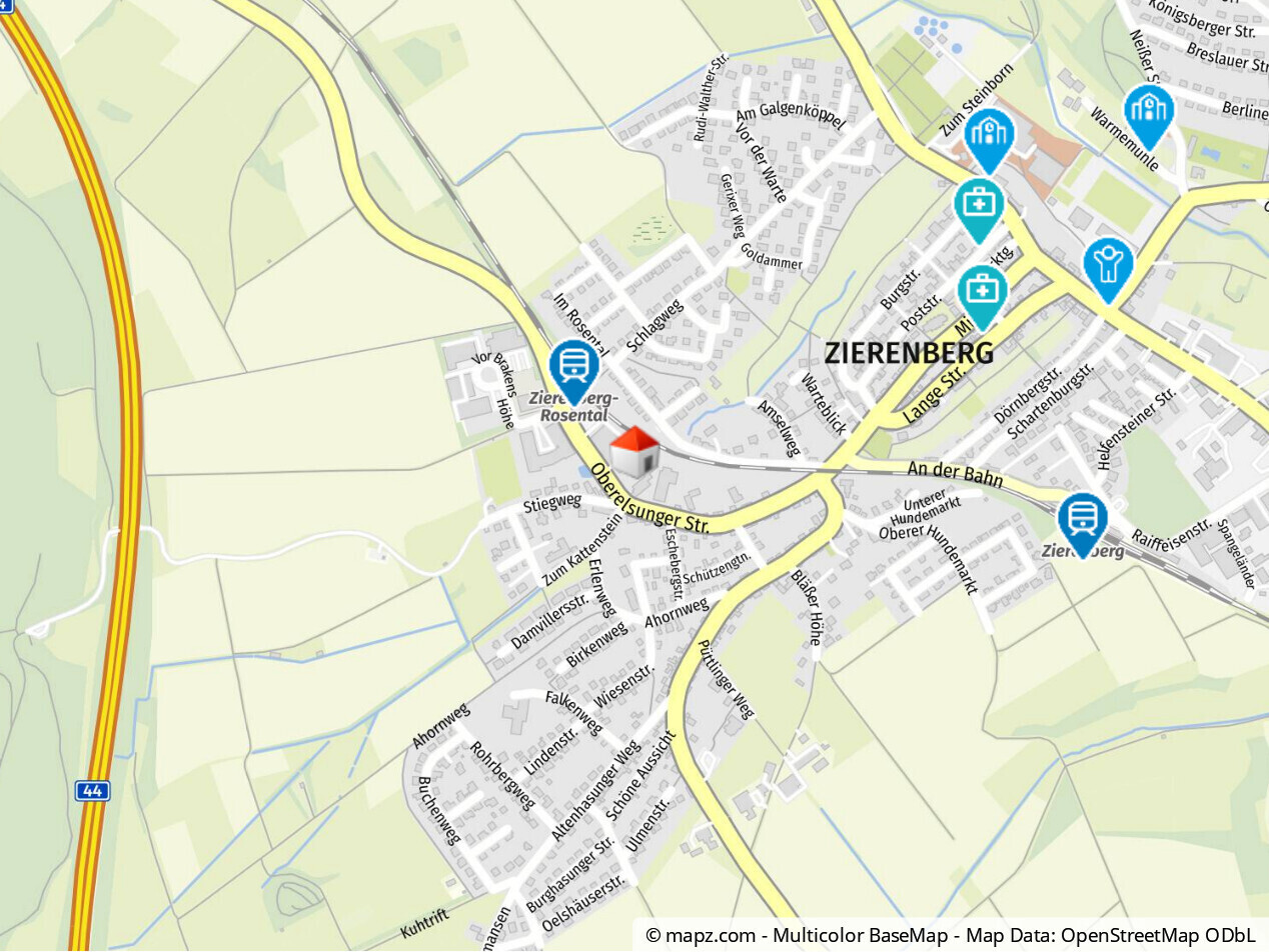 Kartenausschnitt