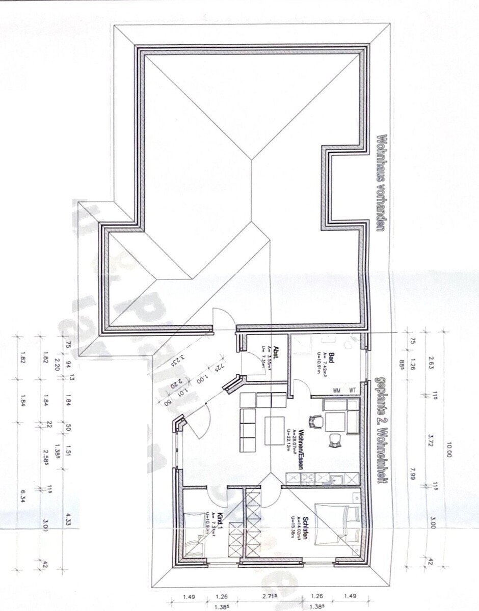 Grundriss Einliegerwohnung