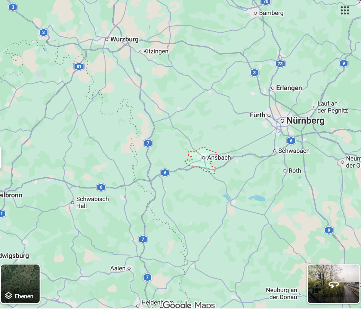 Ansbach_Google Maps