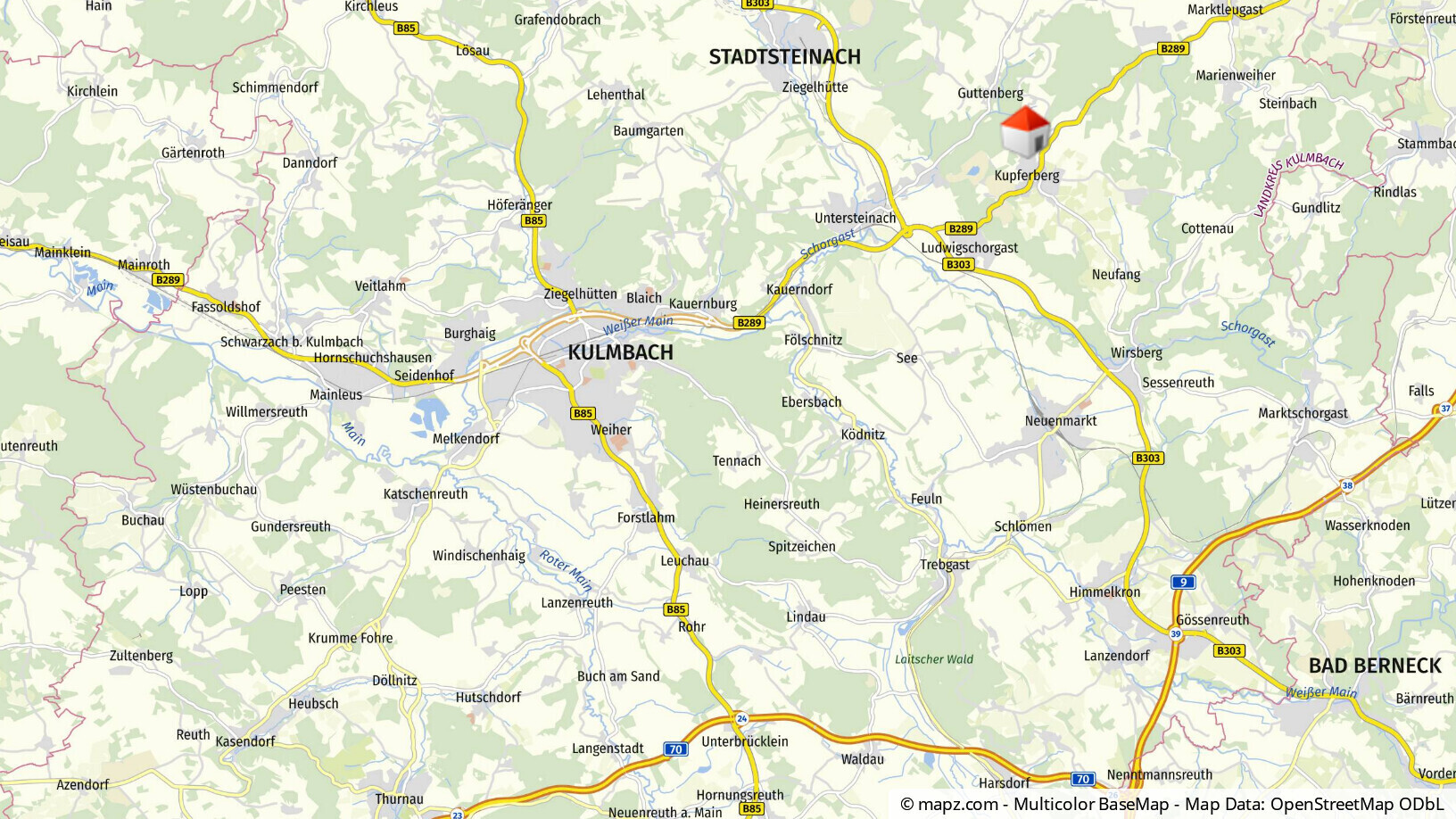 Kartenausschnitt