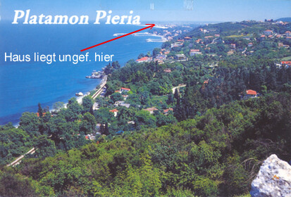 Ansicht aus Platamon