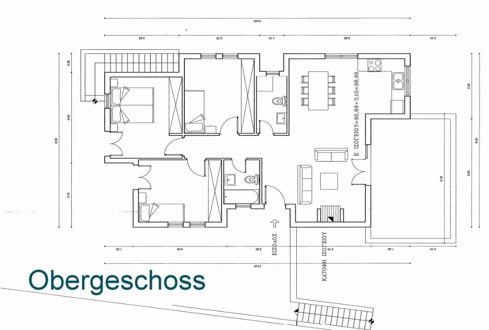 Grundriss Obergeschoss