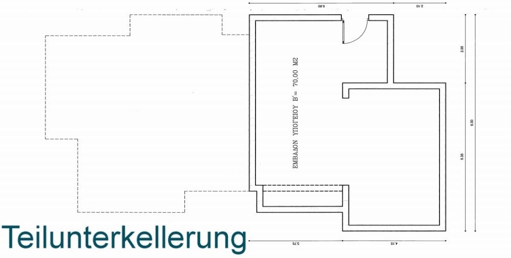 Grundriss Untergeschoss