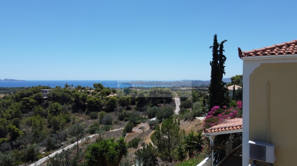 Panoramablick zum Meer