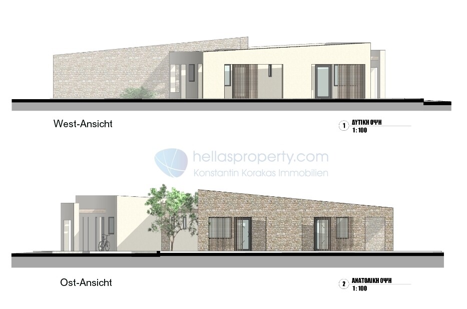Ansicht 2 EFH 100 qm