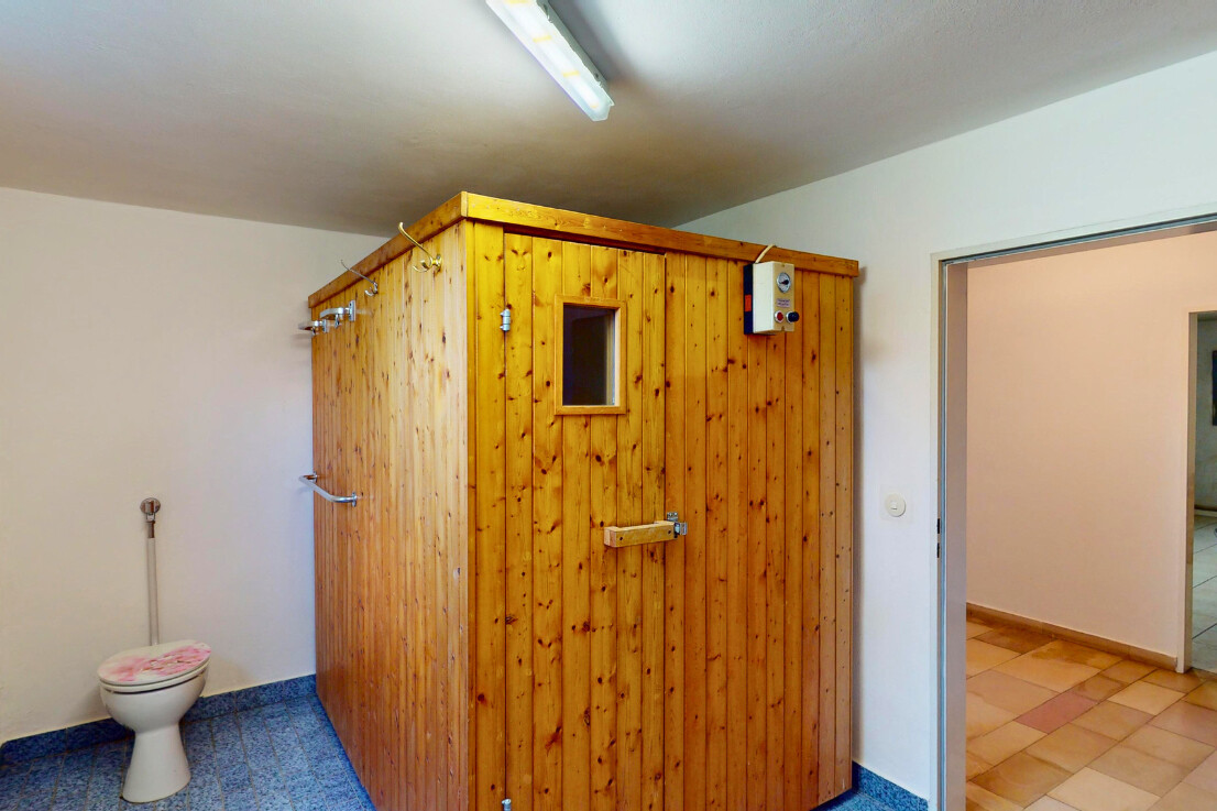 Sauna-Kellergeschoss