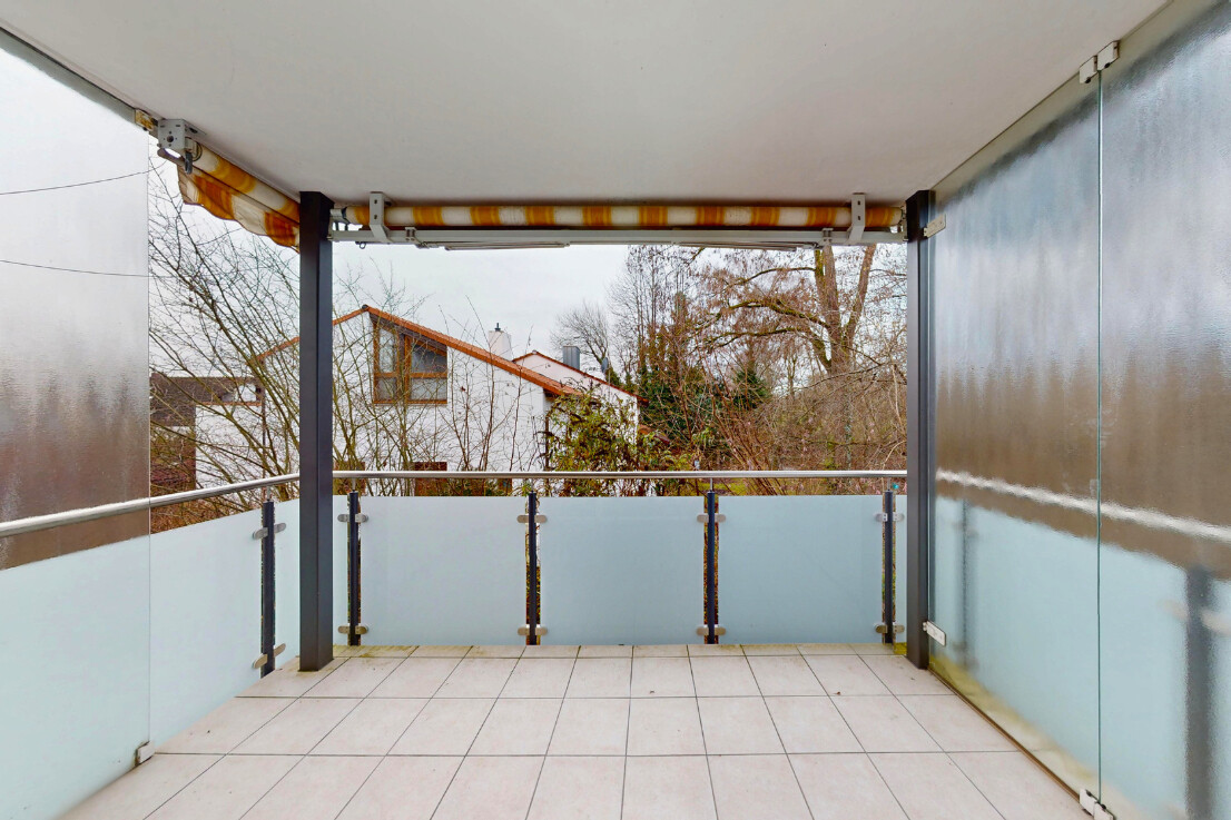 Großzügiger Balkon