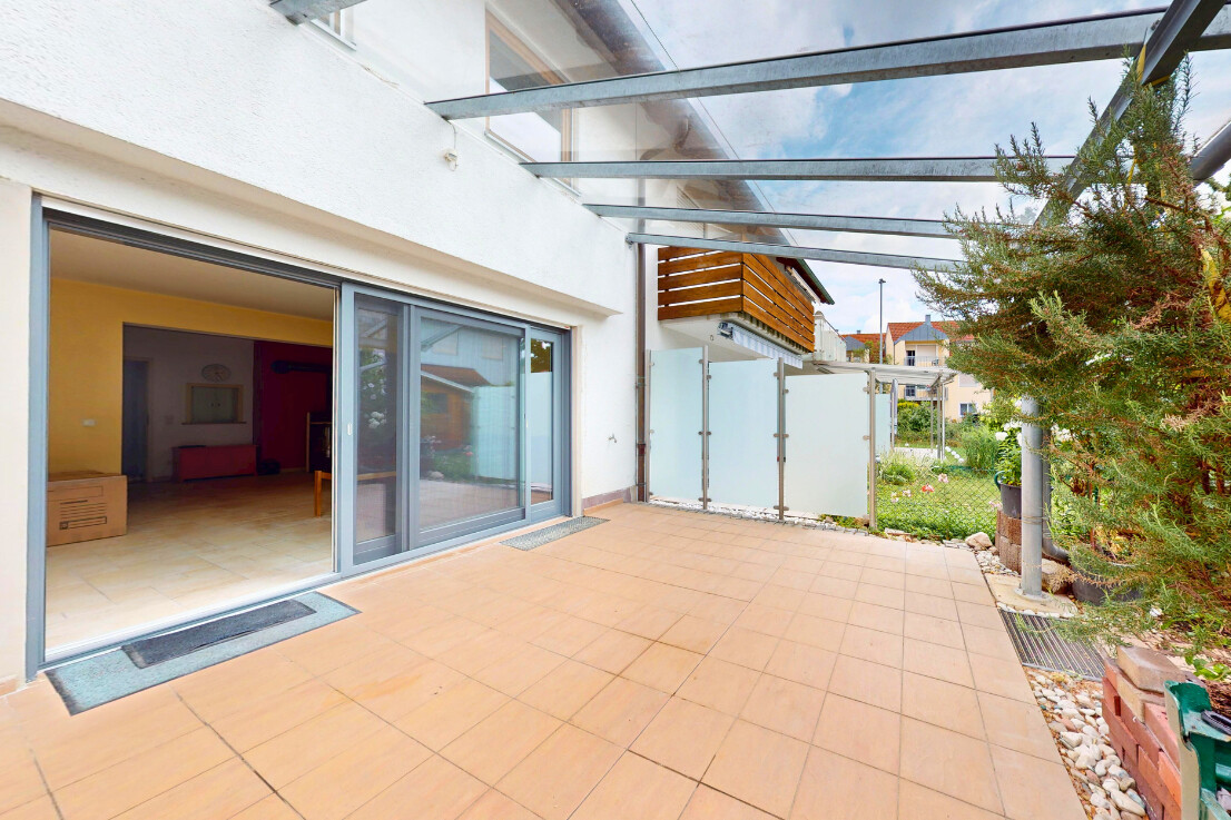 Überdachte Terrasse