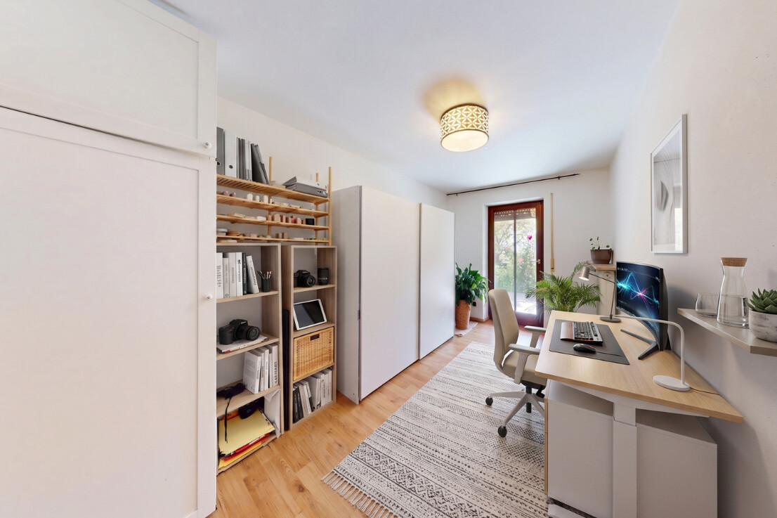 Büro OG / Einrichtungsbeispiel 3D-Visualisierung - Abweichungen möglich