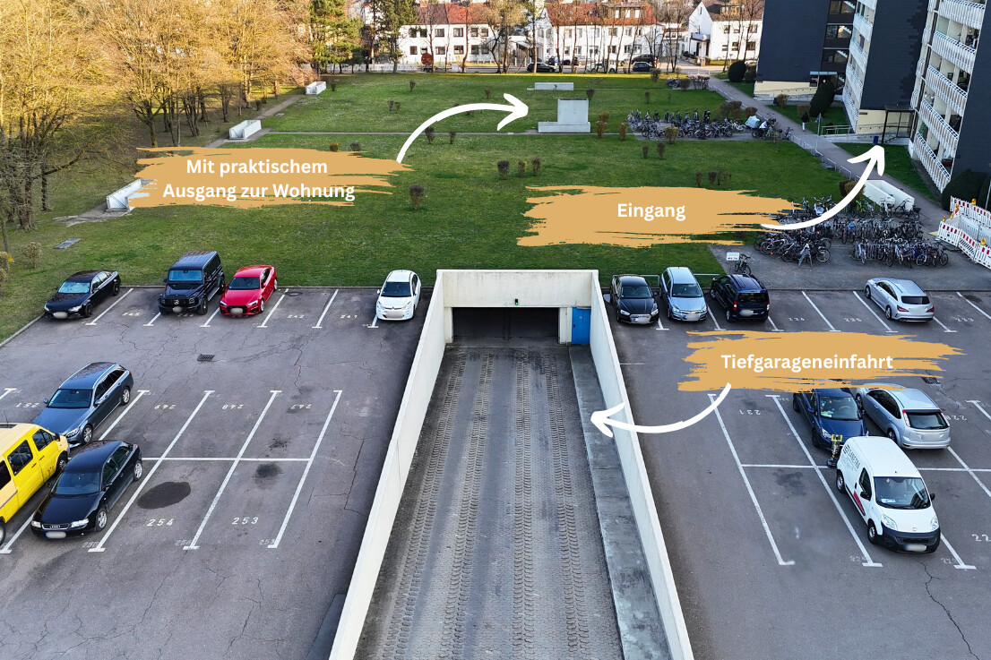 Tiefgarageneinfahrt