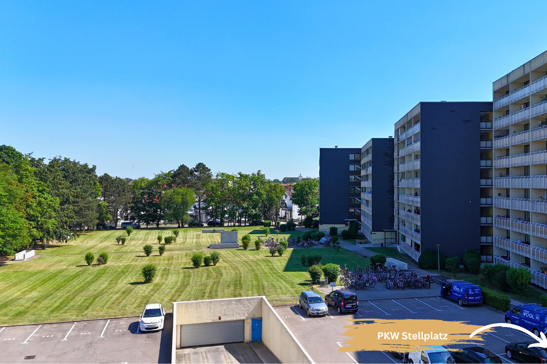 Praktischer Stellplatz