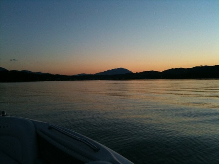 Veldener Bucht am Abend