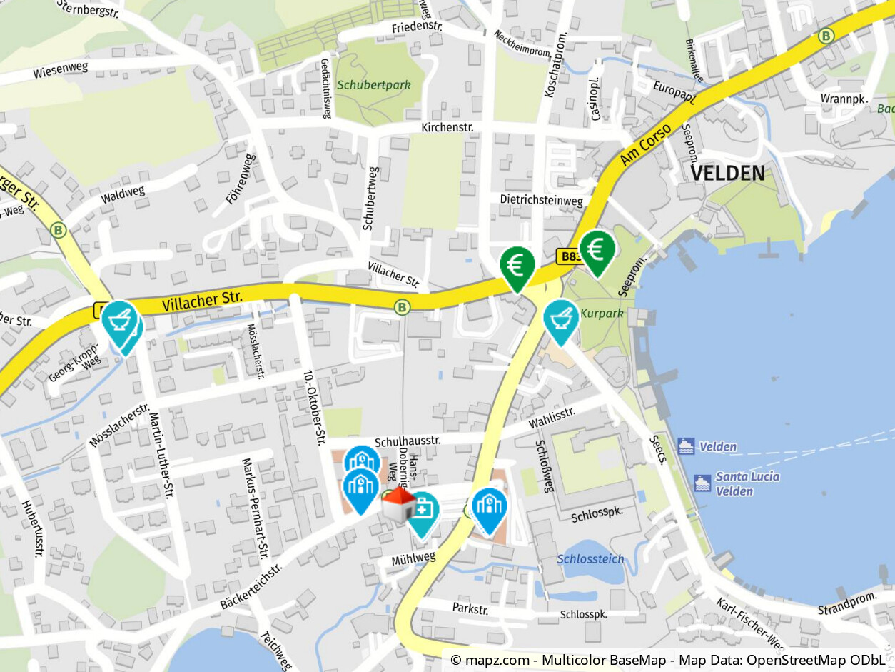 Geolyzer Kartenausschnitt