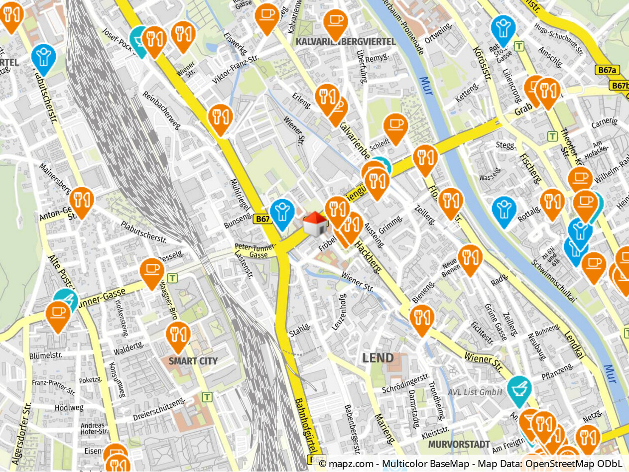 Geolyzer Kartenausschnitt