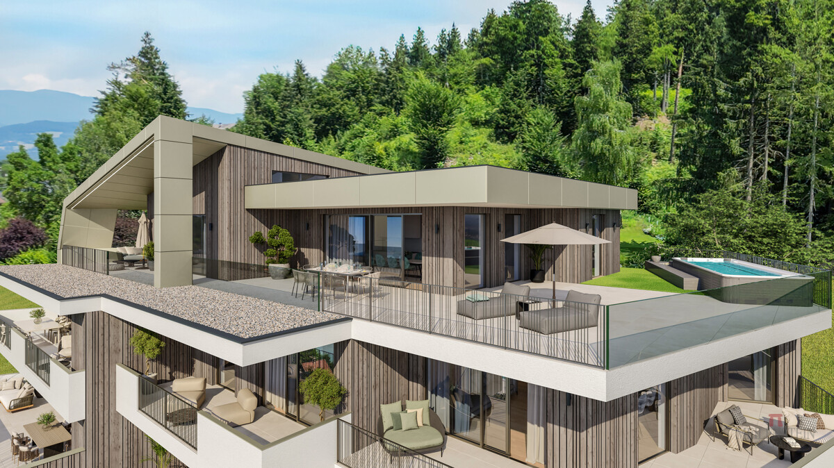 Visualisierung Außen Penthouse