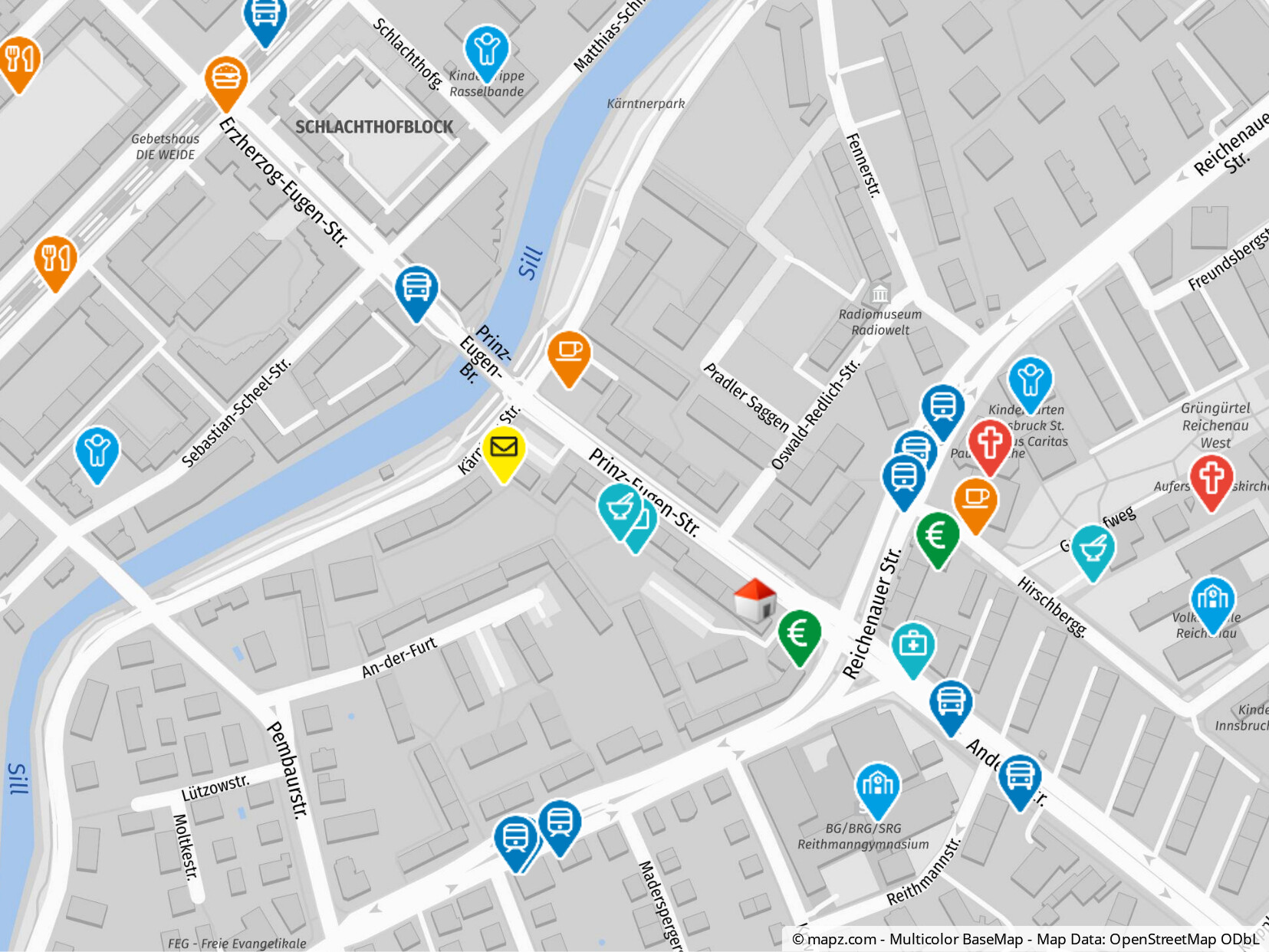 Geolyzer Kartenausschnitt