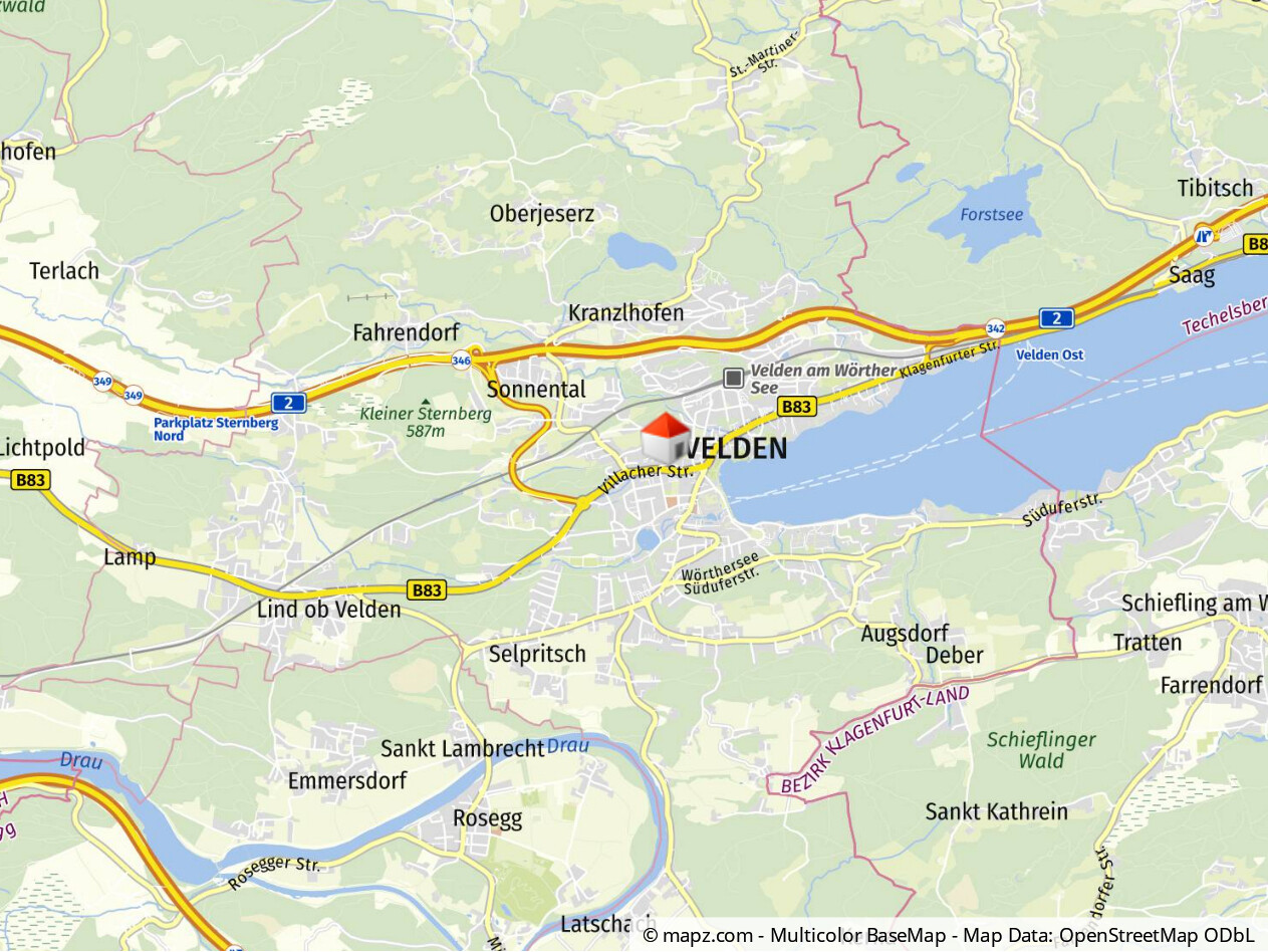 Geolyzer Kartenausschnitt