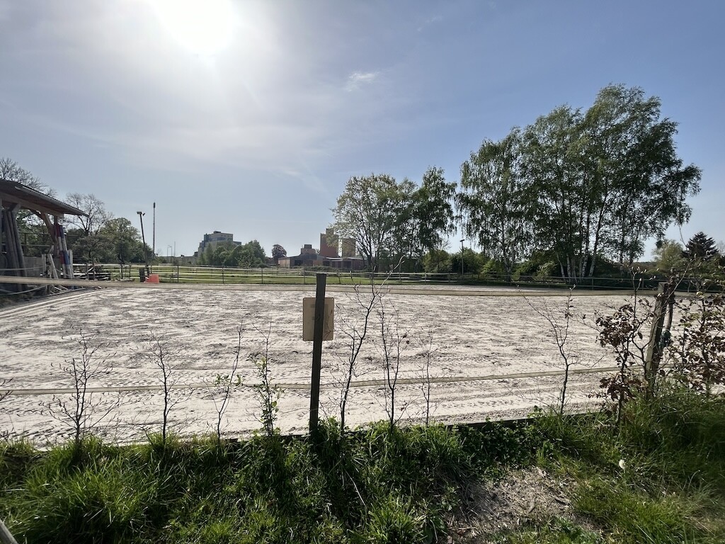 Reitplatz mit Beleuchtung und Beregnung, 26m x 41m
