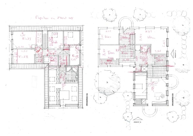 Grundriss Wohnhaus