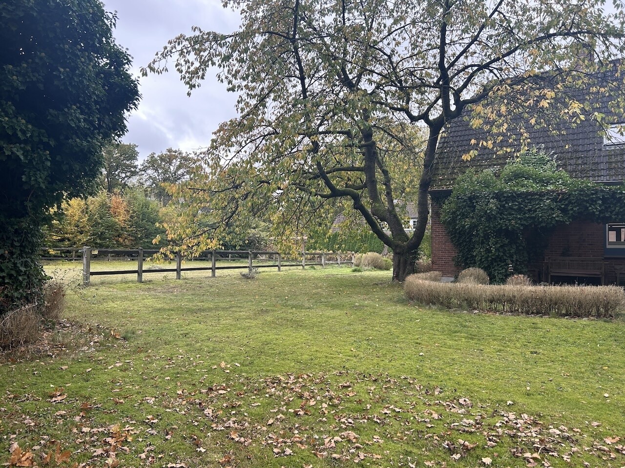 hintere Hoffläche mit Blick auf den Bewegungsplatz