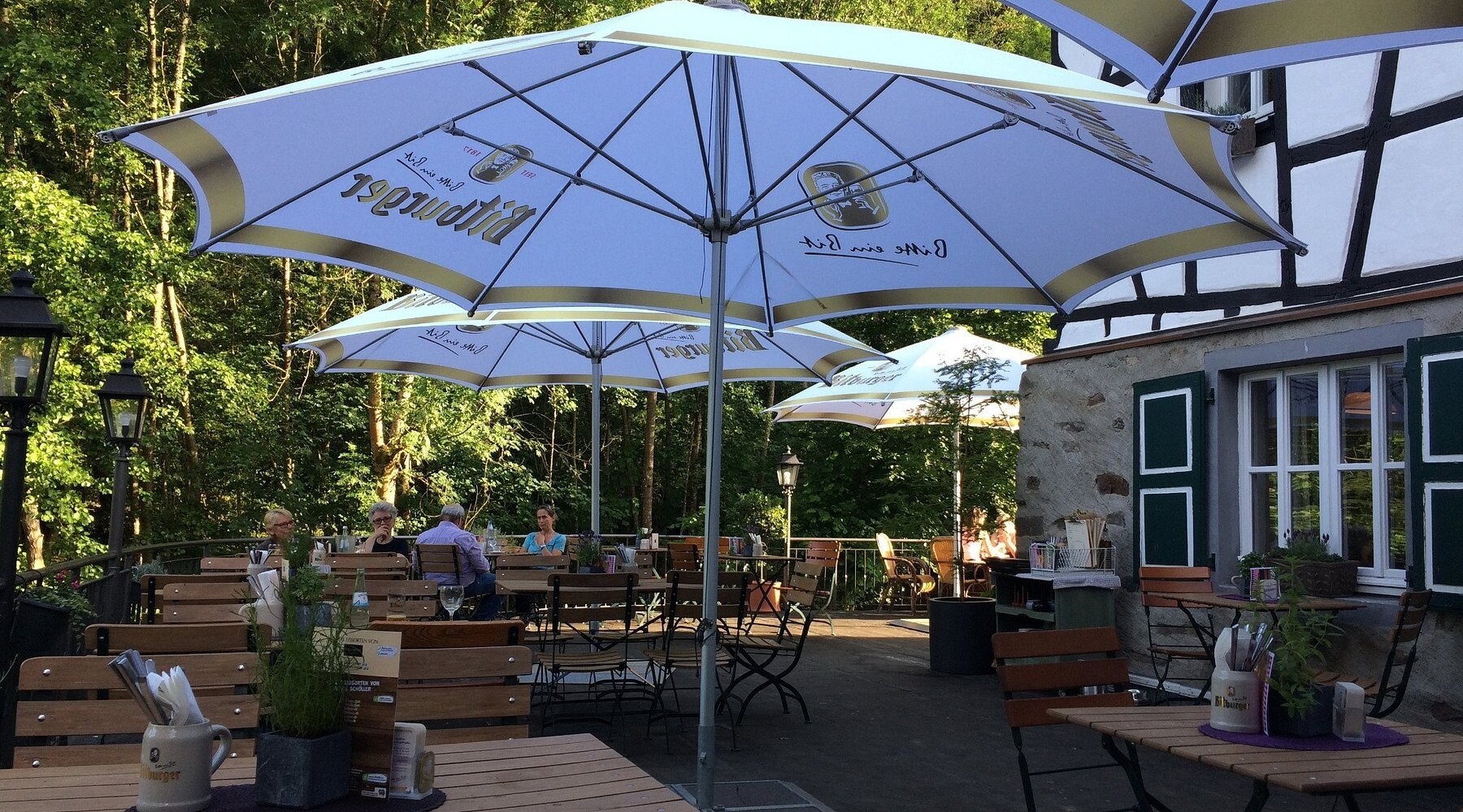 eine herrliche Terrasse...ein Naturerlebnis