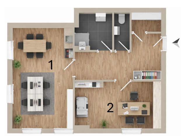 Grundrissplan
