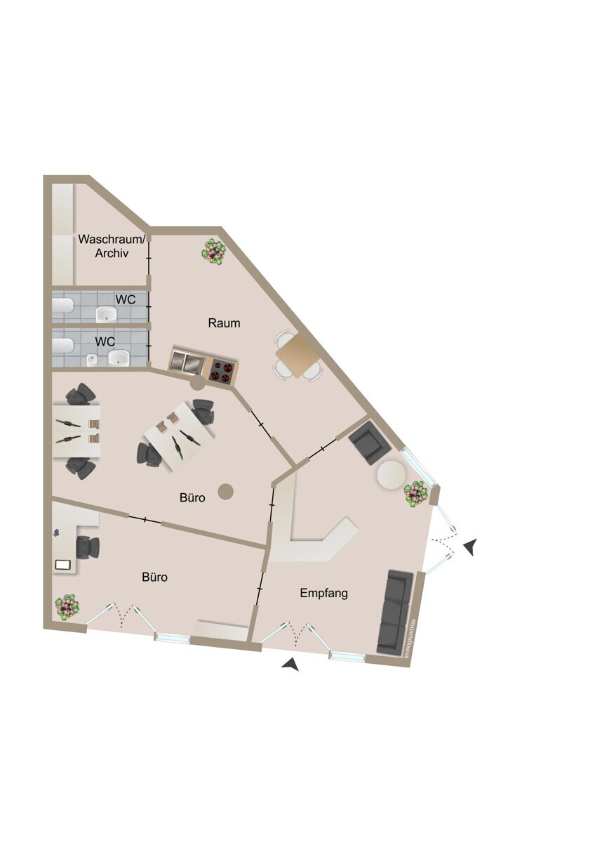 Grundrissplan