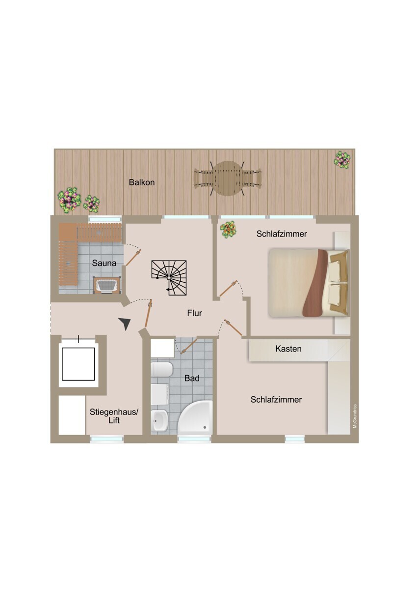 Grundriss Dachgeschoss