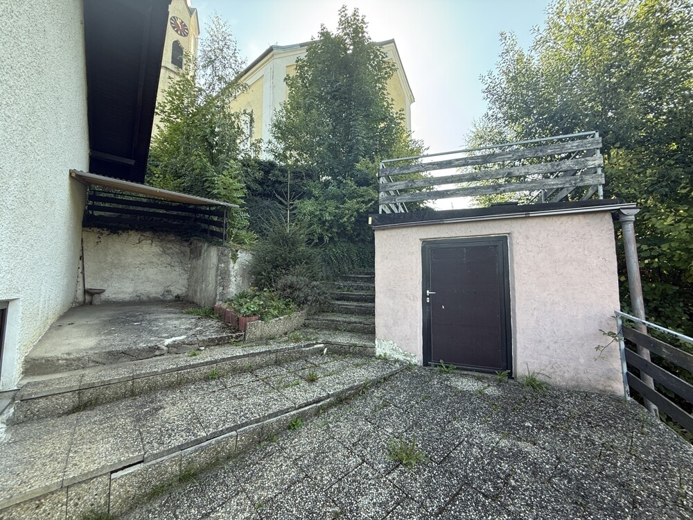 Hofraum mit Abstellraum