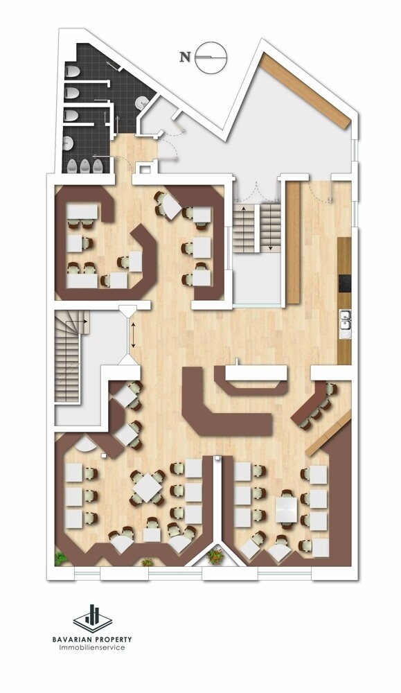 Bestand 1. Obergeschoss (Gestaltungsbeispiel)