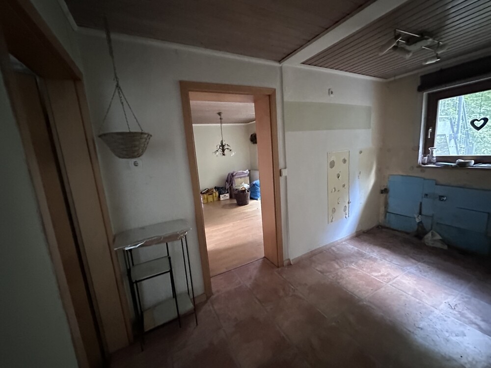 Küche mit Blick zum Esszimmer