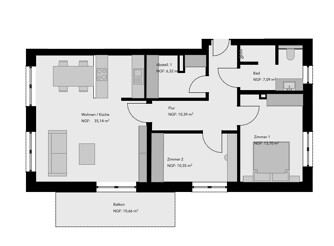 Grundriss OG Wohnung 8