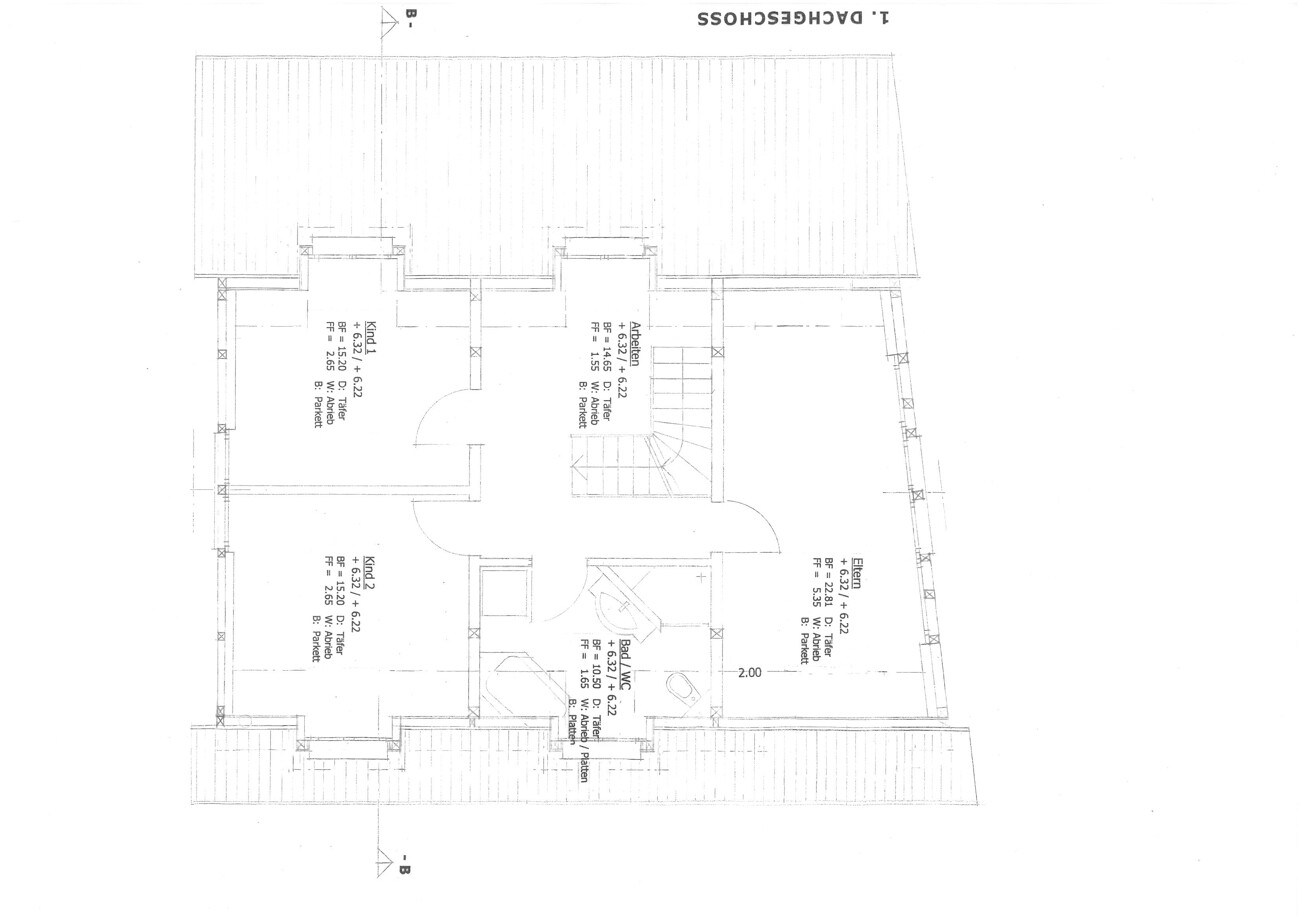 Grundriss 2. Obergeschoss