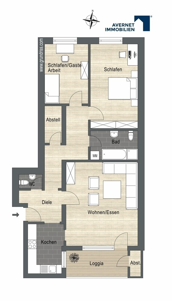 3-Zi.-Wohnung in Herbolzheim
