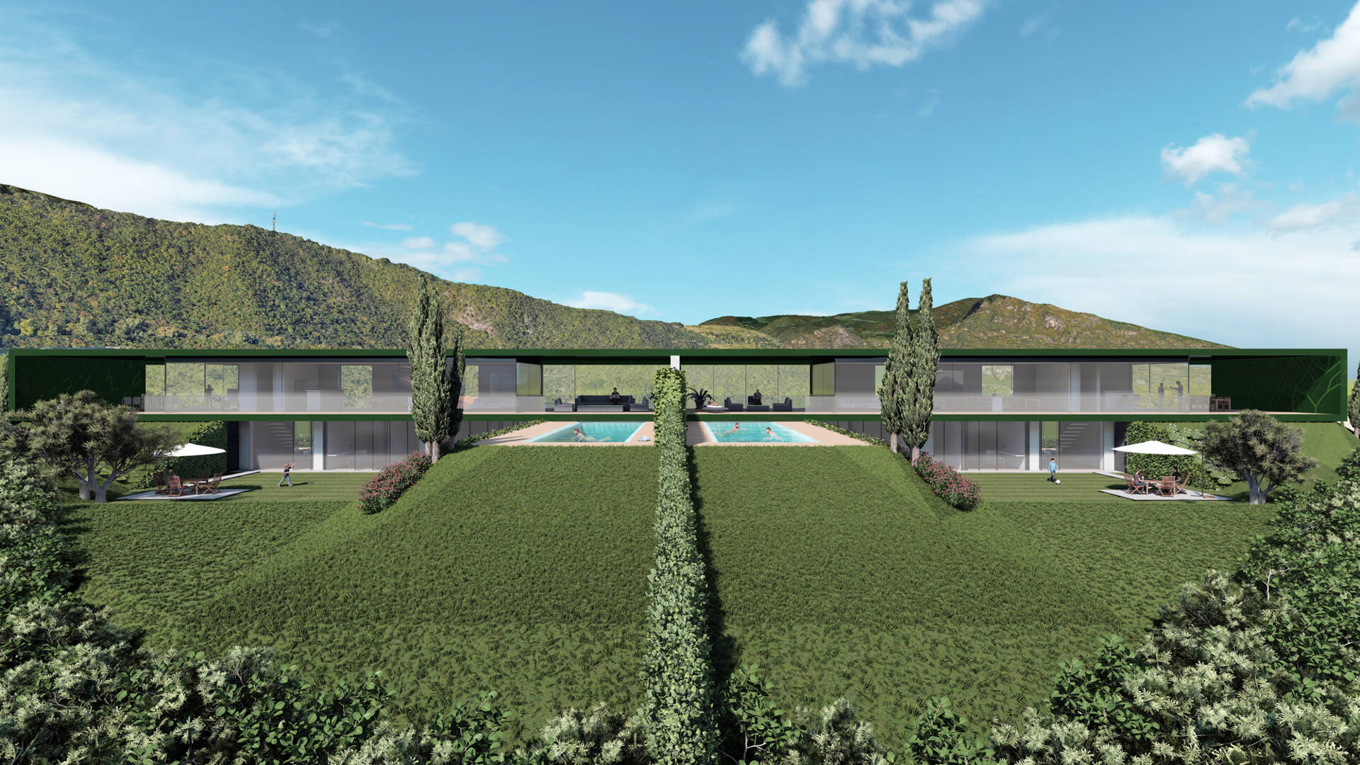 Baugrund mit genehmigtem Projekt für eine Villa in Bozen