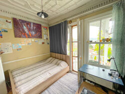Schlafzimmer mit Balkon - Blick auf Bosporus