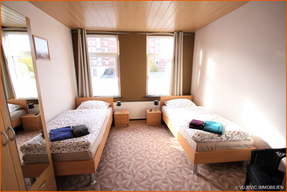 Zwei-Bett-Zimmer im Obergeschoss