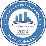 Siegel für Emblem 2024 - PMA® Fachtraining für Immobilienmakler (klein transparent)