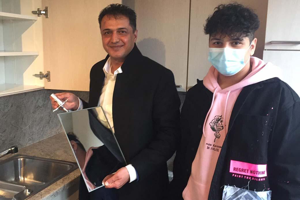 Inspektion einer Wohnung