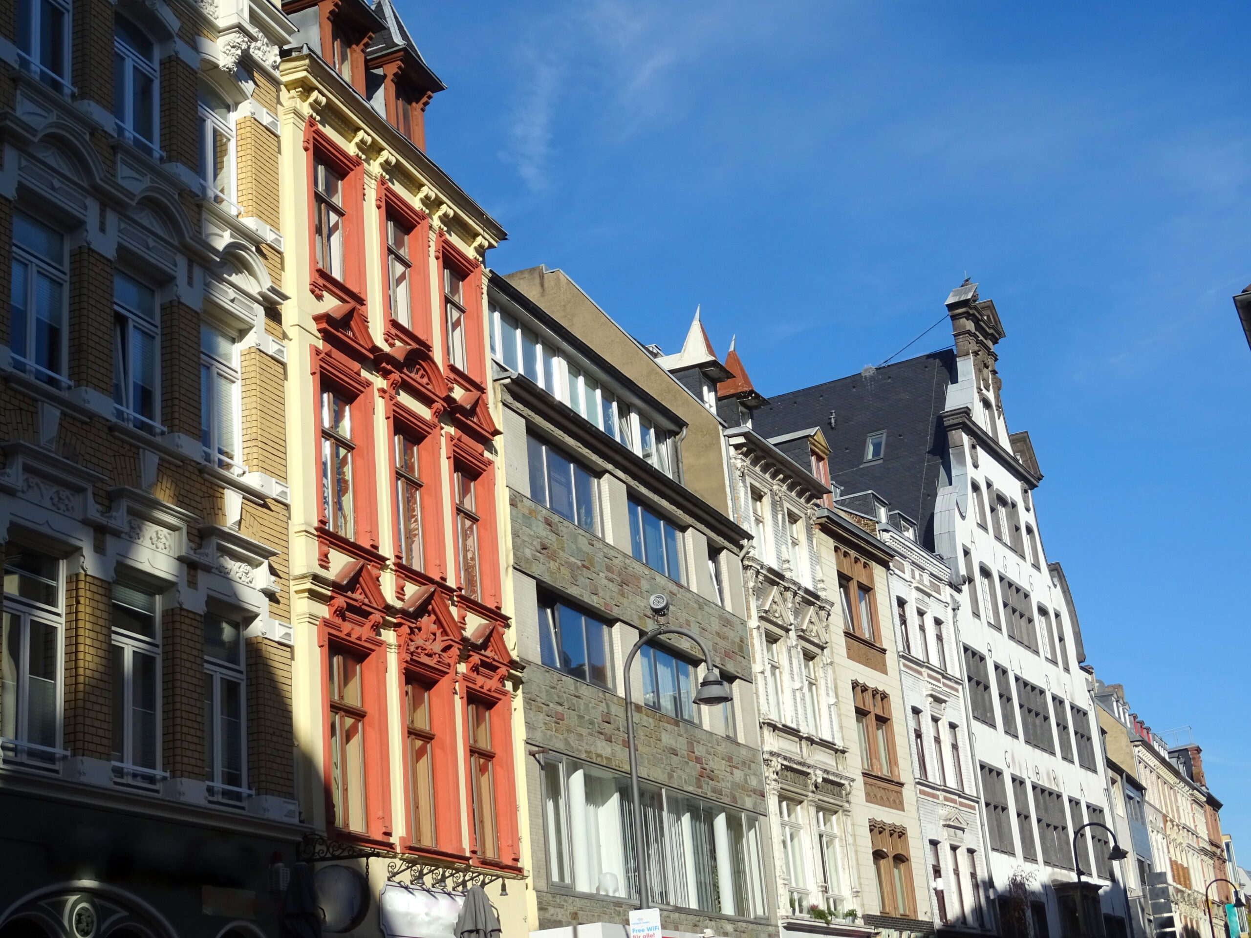 Reihenhäuser im Severinsviertel in Köln