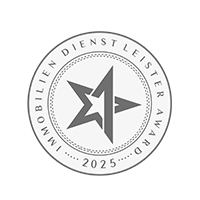 Siegel des Immobilien Dienstleister Award 2025